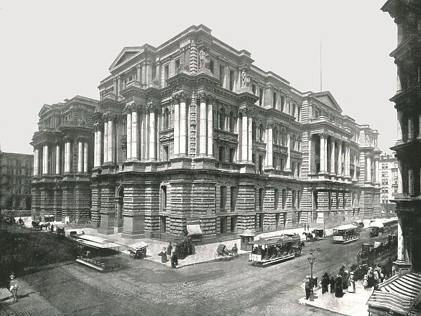 City Hall, Chicago, USA, 1895. Creator: W &s Ltd