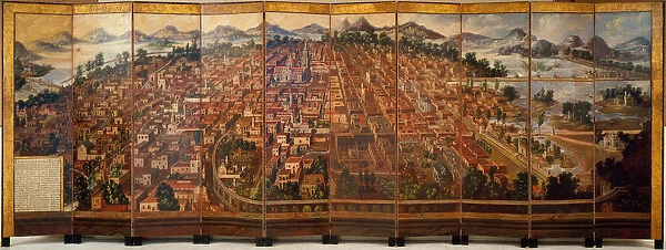 The City of Mexico, ca 1690. Creator: Correa, Diego (active second Half of 17th cen. )