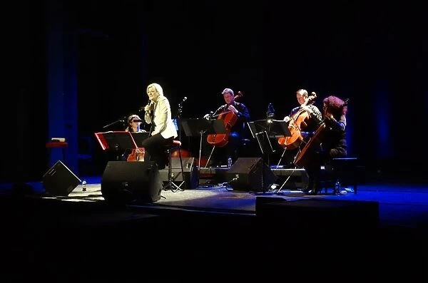 Claire Martin with the Montpellier Cello Quartet, De La Warr Pavilion, East Sussex, 2013