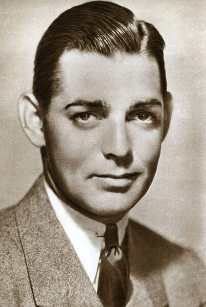 Clark Gable, American actor, 1933
