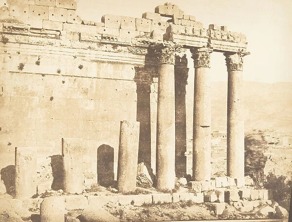 Colonnade occidental du Temple de Jupiter, a Baalbek (Heliopolis)