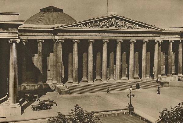 Colonnaded Front of the British Museum on the Site of the Old Montague House, c1935