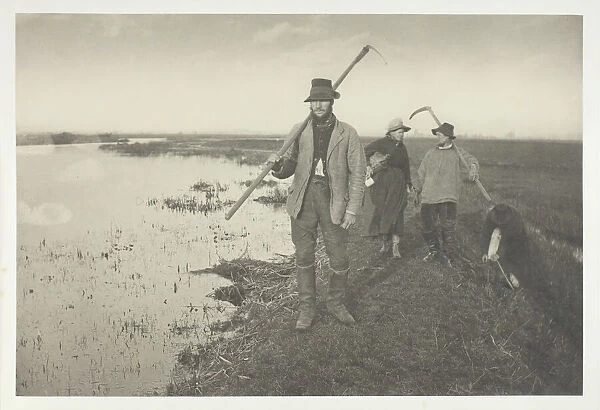 Coming Home from the Marshes, 1886. Creator: Peter Henry Emerson