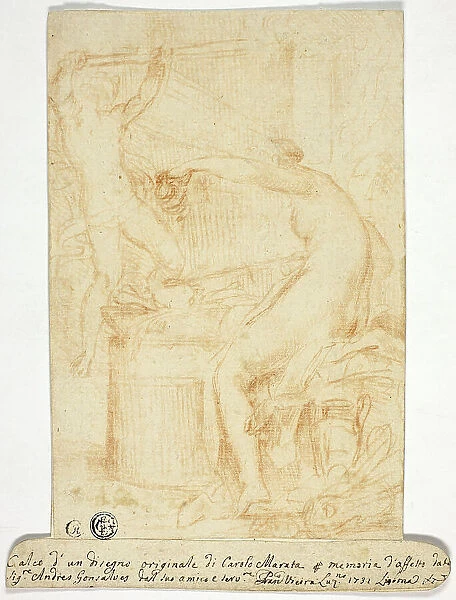 Copy after Drawing by Carlo Maratta, 1731. Creator: Francisco Vieira de Mattos