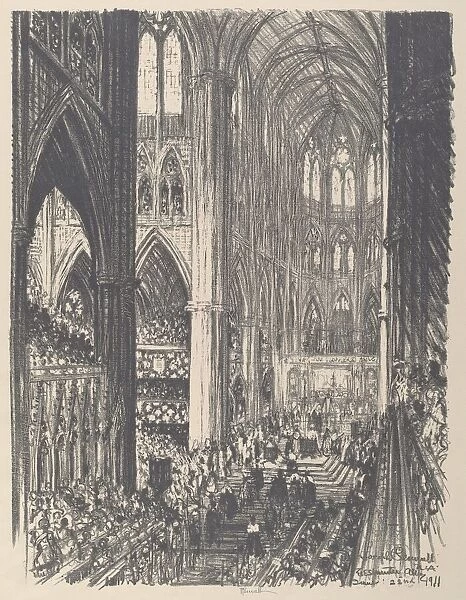 Coronation of King George V and Queen Mary in Westminster Abbey, 1911
