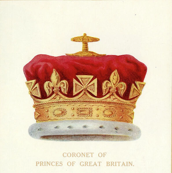 Coronet of Princes of Great Britain, c1911. Creator: Unknown