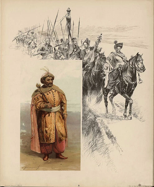 The Cossack Hetman of Ukraine Bohdan Khmelnytsky (1595-1657), 1899-1900
