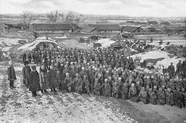 Cossack regiment being drilled, Russo-Japanese War, 1904-5