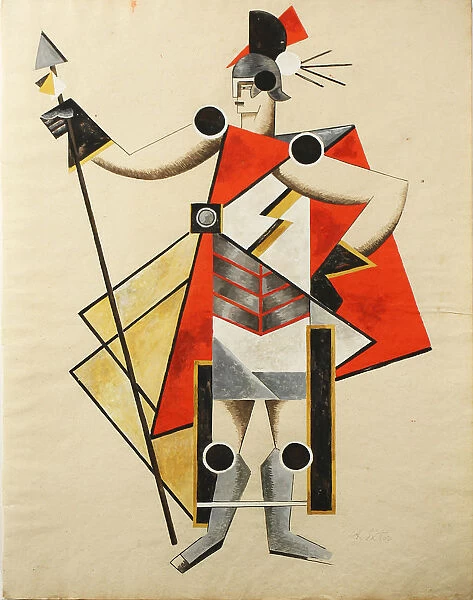 Costume design for the play The Invisible Lady, 1924. Artist: Exter, Alexandra Alexandrovna