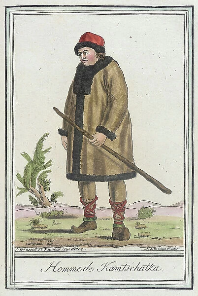 Costumes de Différents Pays, Homme de Kamtschatka, c1797. Creators: Jacques Grasset de Saint-Sauveur, LF Labrousse