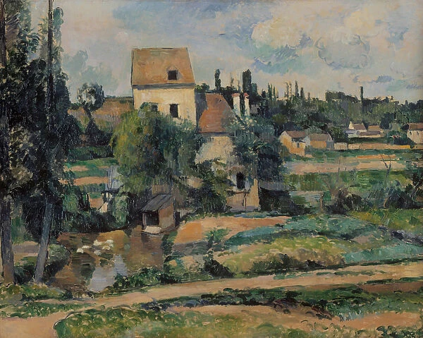 Mill on the Couleuvre at Pontoise, 1881. Artist: Cezanne, Paul (1839-1906)