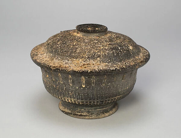 Covered Bowl, Korea, Unified Silla dynasty (668-935), 7th  /  8th century. Creator: Unknown