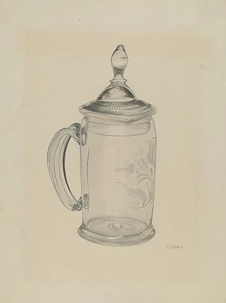 Covered Mug, 1935 / 1942. Creator: V. L. Vance
