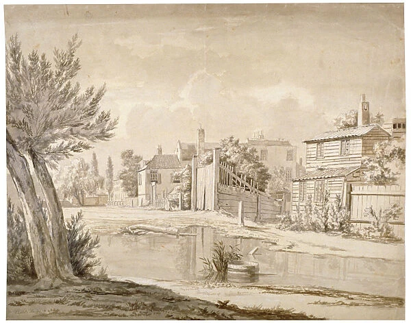 Cupers Bridge, Lambeth, London, 1807. Artist: Henry de Cort