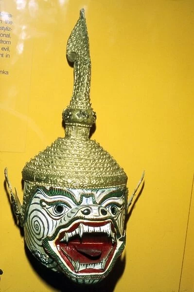 Dance-mask of Hanuman, Monkey-god hero of the Ramayana, Cambodia, 20th Century