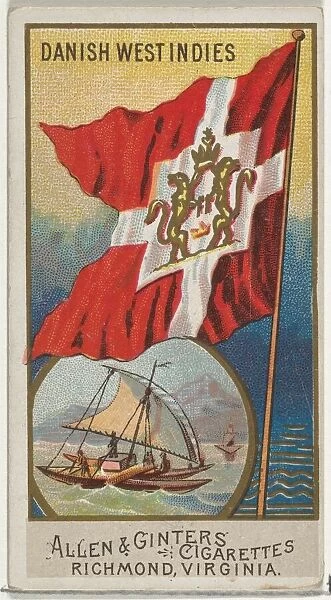 Danish West Indies, from Flags of All Nations, Series 2 (N10) for Allen &