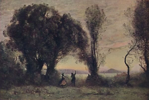 Danse Des Bergers De Sorrente, (Dance of the Shepherds of Sorrento), 19th century, (1910). Artist: Jean-Baptiste-Camille Corot