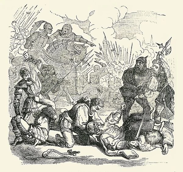 The Defeat of Narvaez, 1849. Creator: Unknown