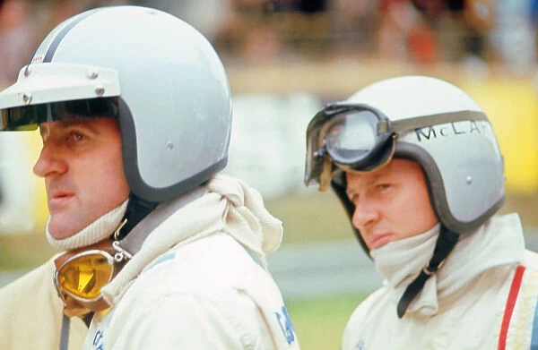 Denny Hulme and Bruce McLaren. Creator: Unknown