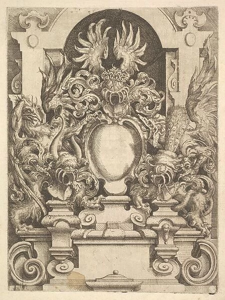Design for a Cartouche, Plate from Dietterlins Architecttura, 1598