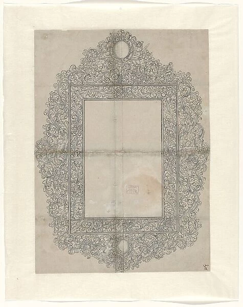 Design for a sculpted frame, c.1680-c.1700. Creator: Anon