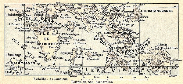 Detroit de San Bernardino; Les Terres Du Pacifique, 1914. Creator: Unknown