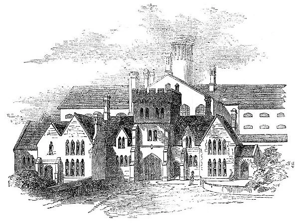 The Devonport Borough Prison, 1857. Creator: Unknown