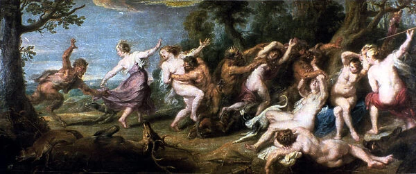 Diana and her Nymphs Surprised by the Fauns, 1638-1640. Artist: Peter Paul Rubens