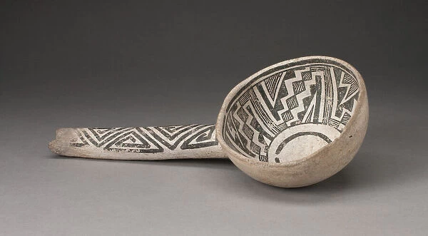 Dipper or Ladle with Interlocking Zigzag and Step-Fret Designs, A. D. 1000  /  1300