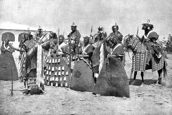 Distant Fronts, In Cameroon; Escort of the lamido of Rey Bouba, ... 191 Creator: Unknown