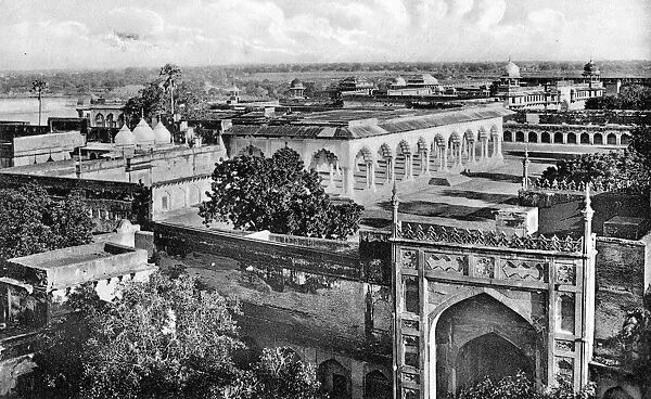 Diwan-i-am inside the Agra Fort, 20th century