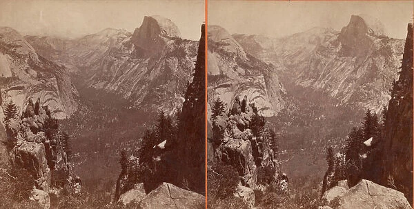 The Domes from Moran Point, Yosemite, 1861  /  76. Creator: Carleton Emmons Watkins