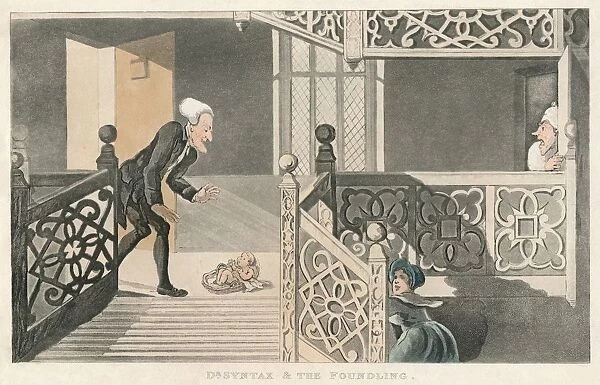 Dr Syntax & The Foundling, 1820. Artist: Thomas Rowlandson
