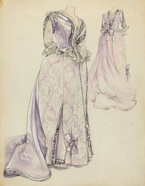 Dress, 1935  /  1942. Creator: Jean Gordon