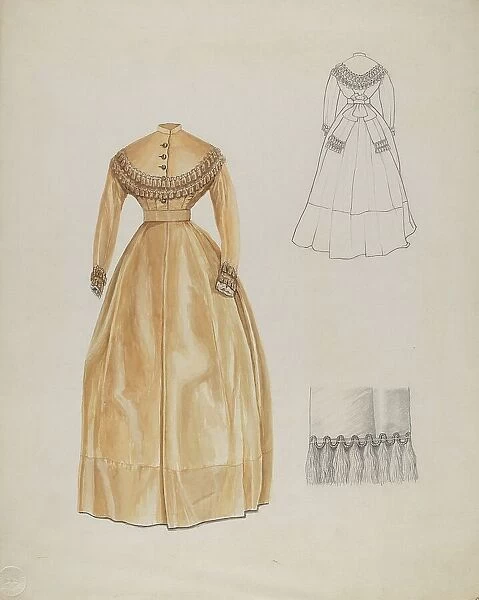 Dress, c. 1937. Creator: John Tubrant
