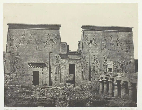 Dromos et Philones, Grand Temple d Isis aPilones;Nubie, 1849  /  51