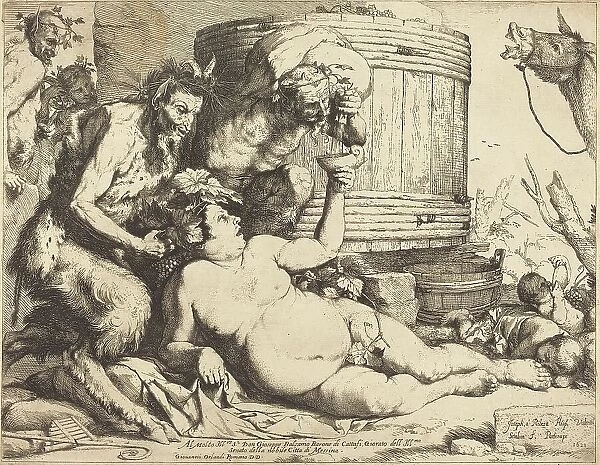 Drunken Silenus, 1628. Creator: Jusepe de Ribera