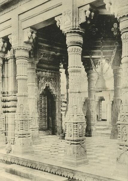Durga Mandir (Monkey Temple), Benares, 1898. Creator: Saeed Bros