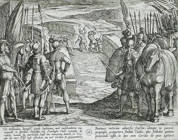 The Dutch Become Afraid and Begin Peace Talks, Publshed 1612. Creator: Antonio Tempesta