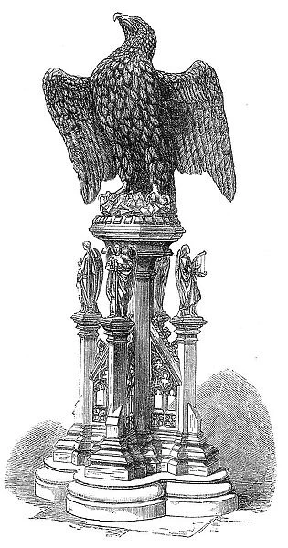 The Eagle lectern in New College Chapel, Oxford, 1864. Creator: Unknown