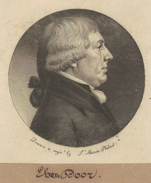 Ebenezer Dorr, 1800. Creator: Charles Balthazar Julien Fevret de Saint-Memin