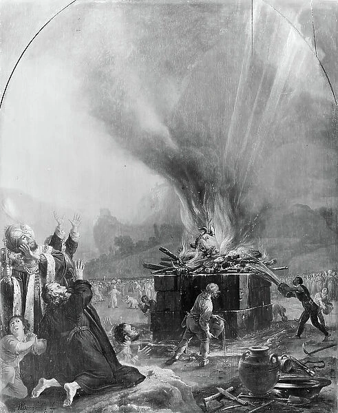 Elijah's Sacrifice, 1645. Creator: Bartholomeus Breenbergh