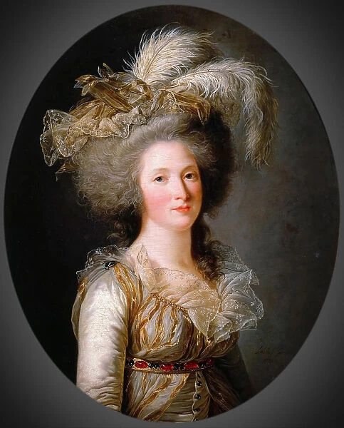 Elisabeth Philippine Marie Helene de Bourbon. Artist: Labille-Guiard, Adelaide (1749-1803)