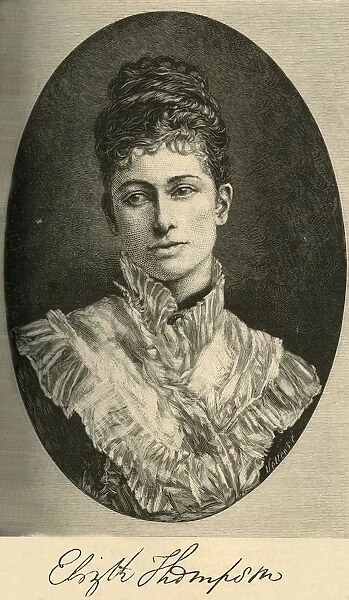 Elizabeth Butler, 1883. Creator: Unknown