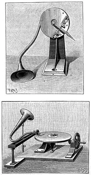 Emile Berliners Gramophone, c1888