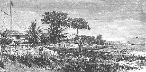 'English trading settlement on the Gaboon; The Gaboon. 1875. Creator: Unknown