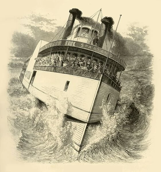 Entering the Rapids, 1874. Creator: James David Smillie