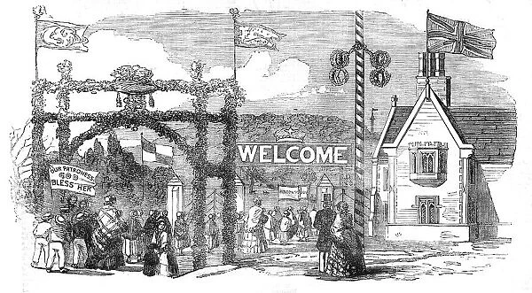 Entrance to Hawkstone Park, 1854. Creator: Unknown