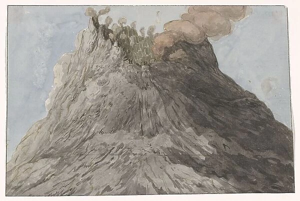 Etna crater, 1778. Creator: Willem Carel Dierkens