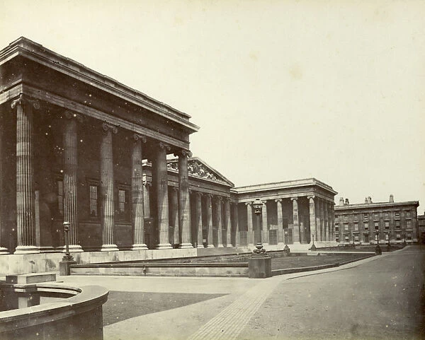 Exterior of the British Museum, Great Russell Street, London, 1887